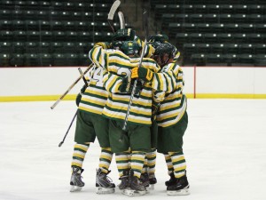 The men’s club hockey team opens the 2013 ice hockey season at 7 p.m. Friday, Sept. 13 and 7 p.m. Saturday, Sept. 14 at the Berry Events Center. (NW File Photo)