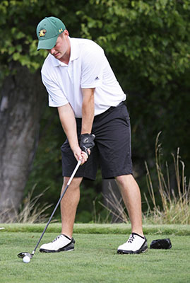 Senior Jared Reid concentrates on his put at a meet last season. The Wildcats finished the 2012 golf championships in the 12th spot in conference. (NW File Photo)