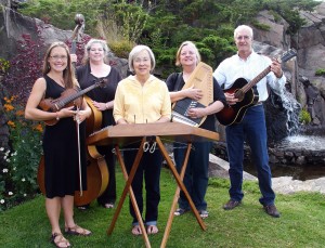 Marquette folk band All Strings Considered, including fiddle, hammered dulcimer, guitar, auto harp and bass, will start the dance. (Photo Courtesy of  All Strings Considered)