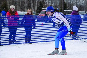 Petosky resident Chris Weingartz doesn't let the ice in his beard hinder his ability to ski in the 50k Noquemanon marathon in 2013. (NW File Photo)