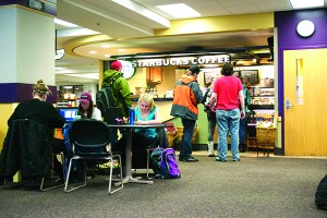 During this summer, the Starbucks located in the Learning Resources Center will be transferred over to the New Jamrich building. A policy states Starbucks will be the only coffee venue permitted to be located within the building. Construction in New Jamrich is slated to start in mid-March. (Katie Stumman/NW)