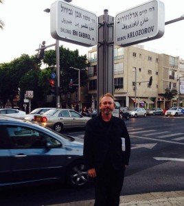 Professor Brahm at Tel Aviv, Israel. 